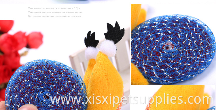 Pet Plush Snail Shape Toys Cat Favorite Scratcher cat toy